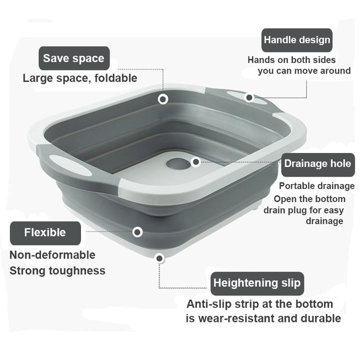 Multi-purpose Foldable Silicone Cutting Board