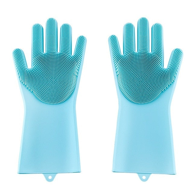 Magic Silicone Dishwashing Gloves