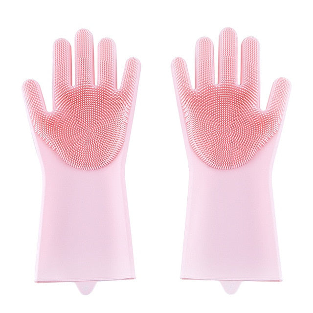 Magic Silicone Dishwashing Gloves